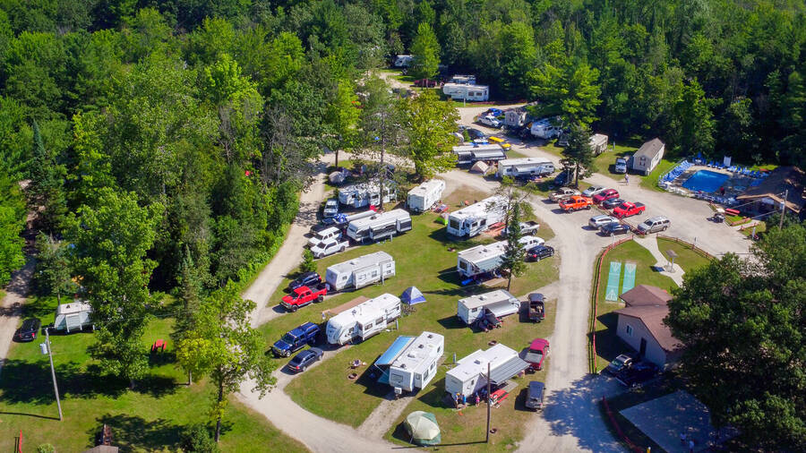 Rifle River RV Resort | 330 N Melita Rd, Sterling, MI 48659 | MHBO.com