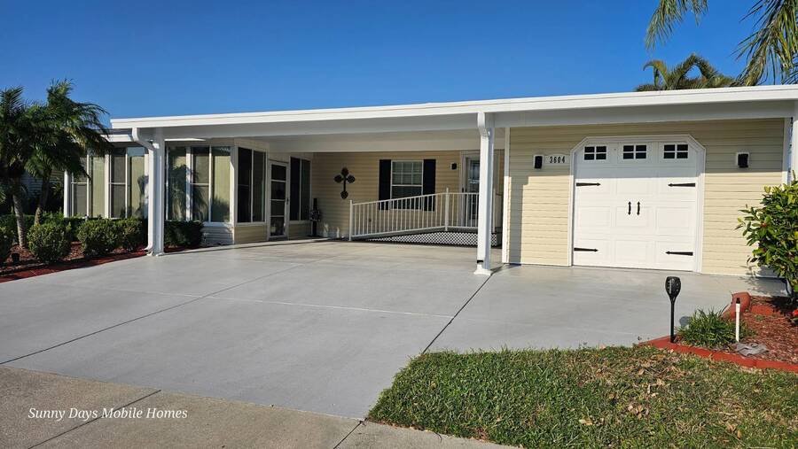 For Sale 3604 Blue Lagoon Drive, Ruskin, Florida, FL 33570 Double Wide